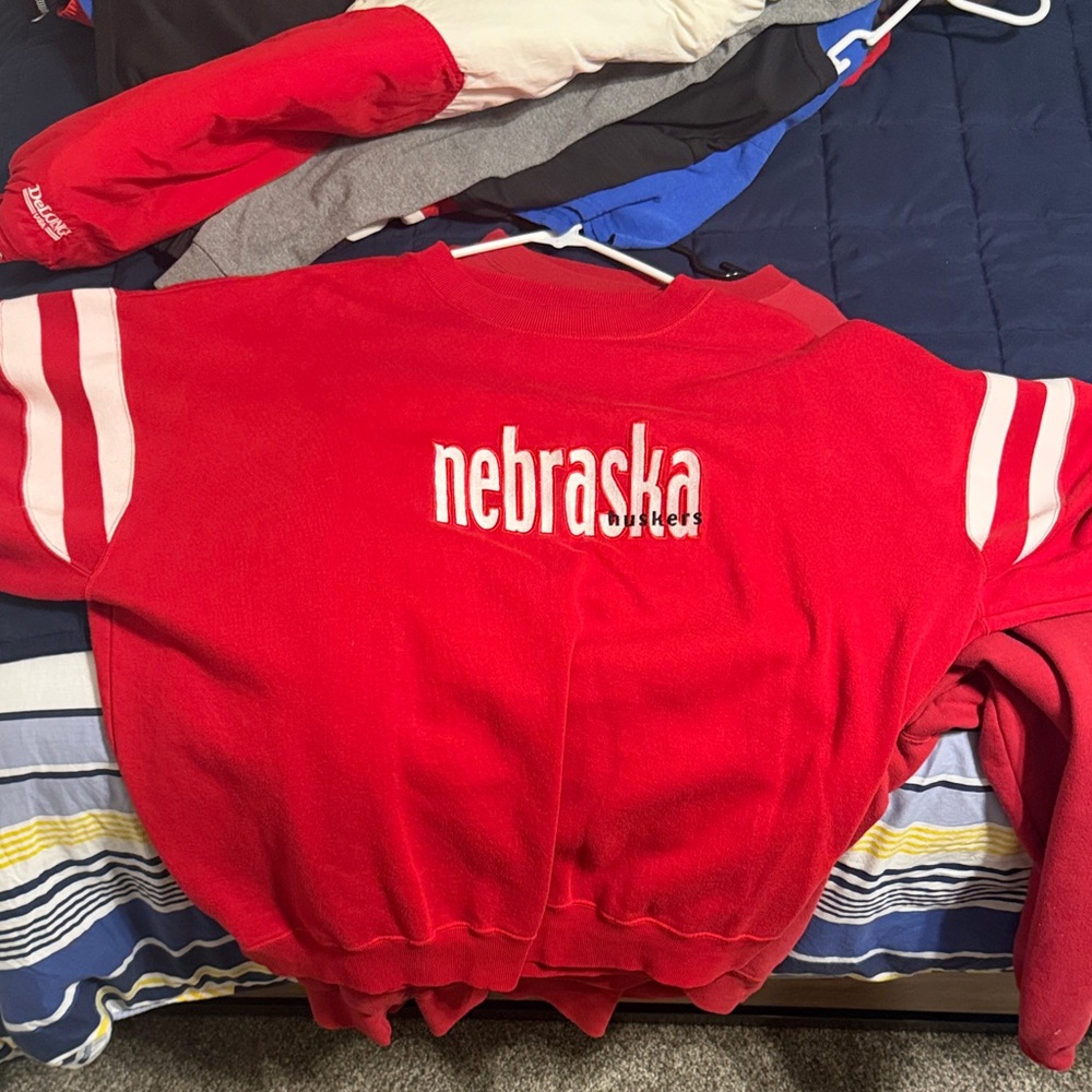 Vintage Red Nebraska Sweatshirt